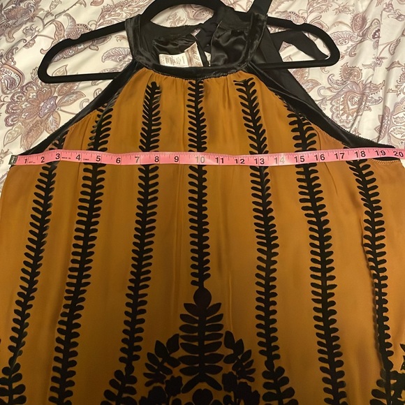 Vintage M.S.S.P Y2K Velvet burnout halter dress - Picture 11 of 13